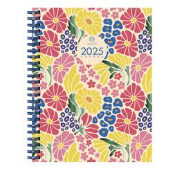 Agenda Ascott con Espiral Flowered