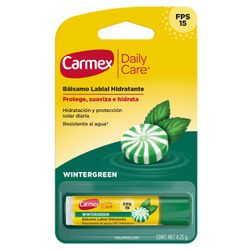 Bálsamo Labial Carmex Wintergreen Barra FPS 15