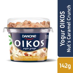 Yogurt Danone Oikos Nuts Caramel Crunch 142 g