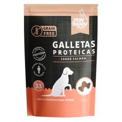 Galletas Perro Stay Happy Sin Grano Salmón 140 g