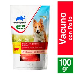 Snack Perro Treats Tiritas Vacuno 100 g