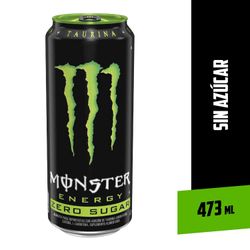 Bebida Energética Monster Energy Zero Sugar Green 473 ml