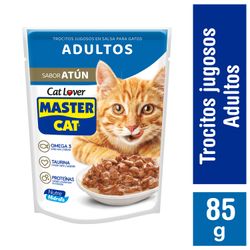 Trocitos Jugosos Master Cat Sabor Atún 85 g