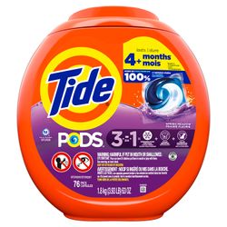 Detergente Cápsulas Tide Pods Spring Meadow 76 un.