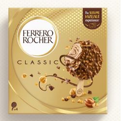 Helado Ferrero Rocher Multipack 4 un. 200 g