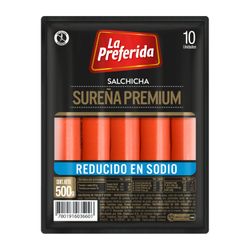 Salchicha Sureña La Preferida Reducción de Sodio 500 g