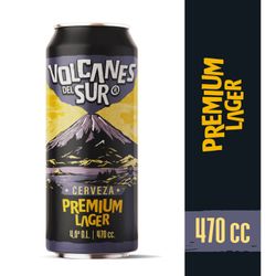 Cerveza Volcanes del Sur Premium Lager 4.6° 470 cc