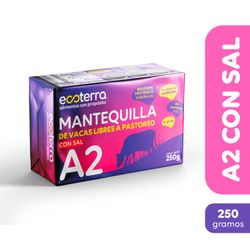 Mantequilla con Sal A2 Ecoterra 250 g