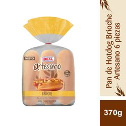 Pan Hot Dog Ideal Brioche Artesano 370 g
