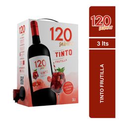 Cóctel de Vino 120 Sabores Tinto Frutilla 3000 cc