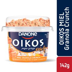 Yogurt Danone Oikos Miel Granola Crunch 142 g