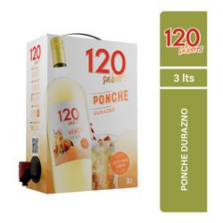 Cóctel de Vino 120 Sabores Ponche Durazno 3000 cc