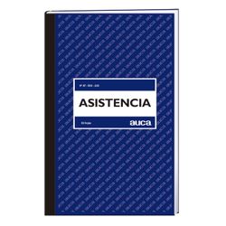 Libro de Asistencia Auca 50 Hojas