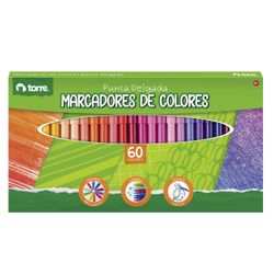 Plumones de Dibujo Torre 60 un.