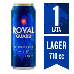 Cerveza Royal Guard Premium Lager 5.0° Lata 710 cc
