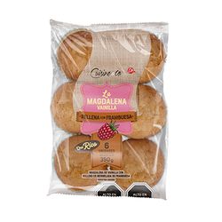 Magdalenas Cuisine & Co Rellenas Frambuesa 350 g 6 un.