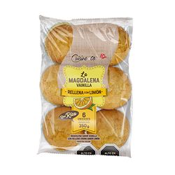 Magdalenas Cuisine & Co Rellenas Limón 350 g 6 un.