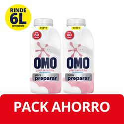 Pack 2 un. Detergente para Preparar Omo Ultra Power Piel Sensible 500 ml