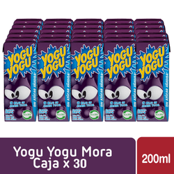 Caja 30 un. Bebida Láctea Yogu-Yogu Mora 200 cc