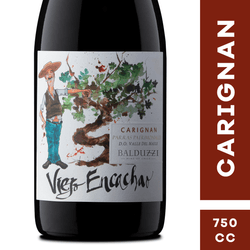Vino Balduzzi Viejo Encachao Carignan 750 cc