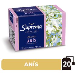Hierba Anís Supremo Caja 30 g 20 un.