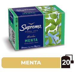 Hierba Menta Supremo 20 g 20 un.
