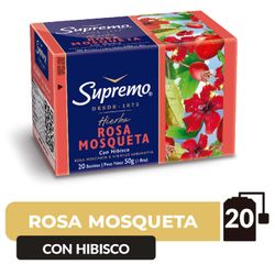 Hierba Rosa Mosqueta Supremo con Hibisco 50 g 20 un.