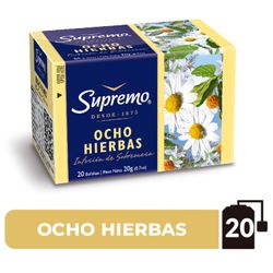 Hierbita 8 Hierbas Supremo Caja 20 g 20 un.