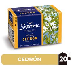 Hierbita Cedrón Supremo Caja 26 g 20 un.