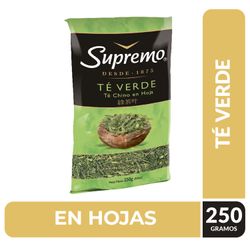 Té Verde Supremo en Hojas Bolsa 250 g