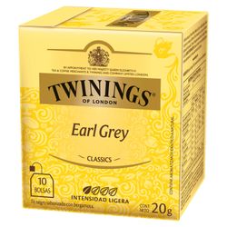 Té Earl Gray Twinings 10 un.