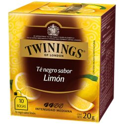 Té Negro Twinings Lemon Scented 10 un.