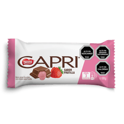 Chocolate de Leche Capri Frutilla Relleno Frutilla 90 g