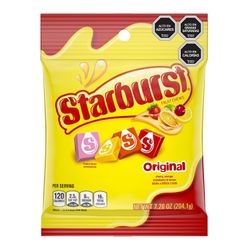 Caramelos Masticables Starburst Frutales Original 204 g