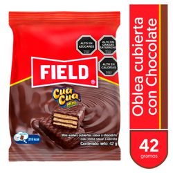 Galletas Oblea Mini Cua Cua Cubierta de Chocolate con Vainilla 42 g