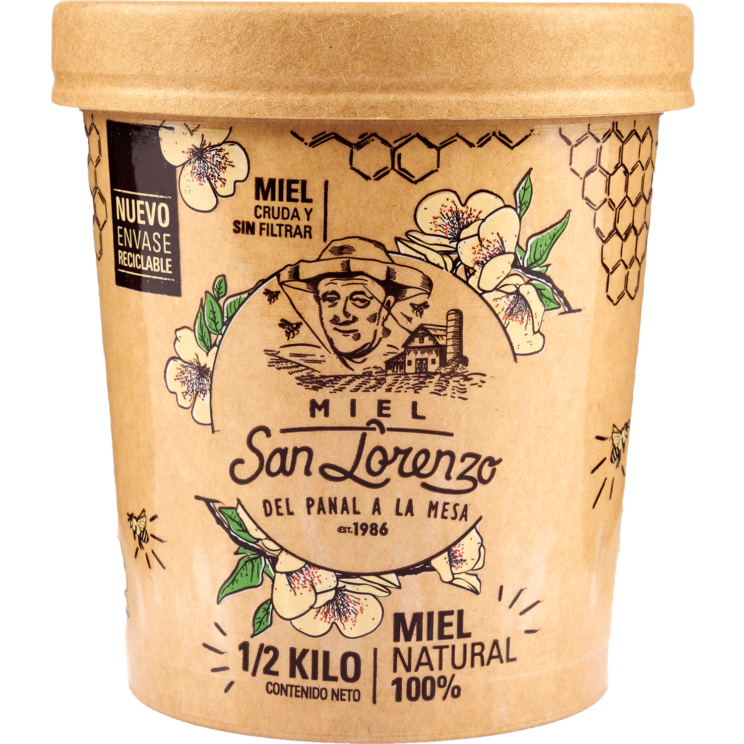 Miel de Abeja San Lorenzo Pote 500 g