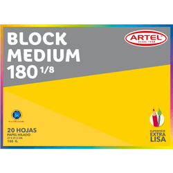 Block de Dibujo N°180 1/8 20 Hojas