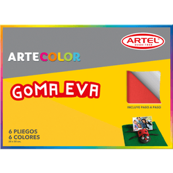 Goma Eva 6 Colores
