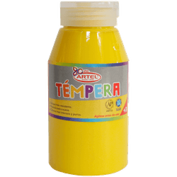Témpera Artel amarillo medio 250 ml