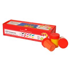 Témpera Faber-Castell 12 Colores 15 cc