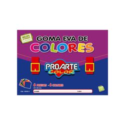 Goma Eva de Colores Color 4 Láminas