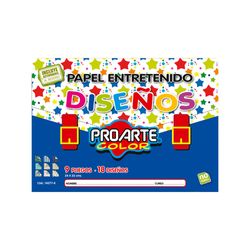 Papel Entretenido Proarte Color 9 Pliegos