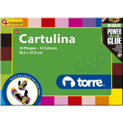 Cartulina de Colores 18 Pliegos