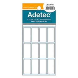 Etiquetas Adhesivas Adetec 126 un.