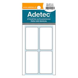 Etiquetas Adhesivas Adetec 40 un.