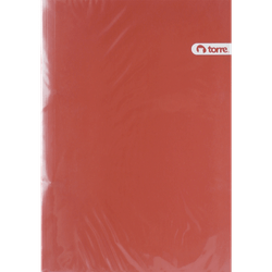 Carpeta Plastificada Rojo