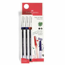 Bolígrafos pasta trilux 3 un.