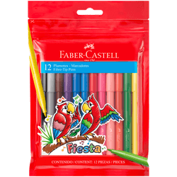 Marcadores de Colores Faber-Castell 12 Colores