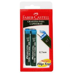 Minas Para Portaminas Faber-Castell 2B 0.7 mm 2 Tubos de 12 Minas