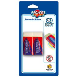 Goma para Borrar Proarte Color 2 un.